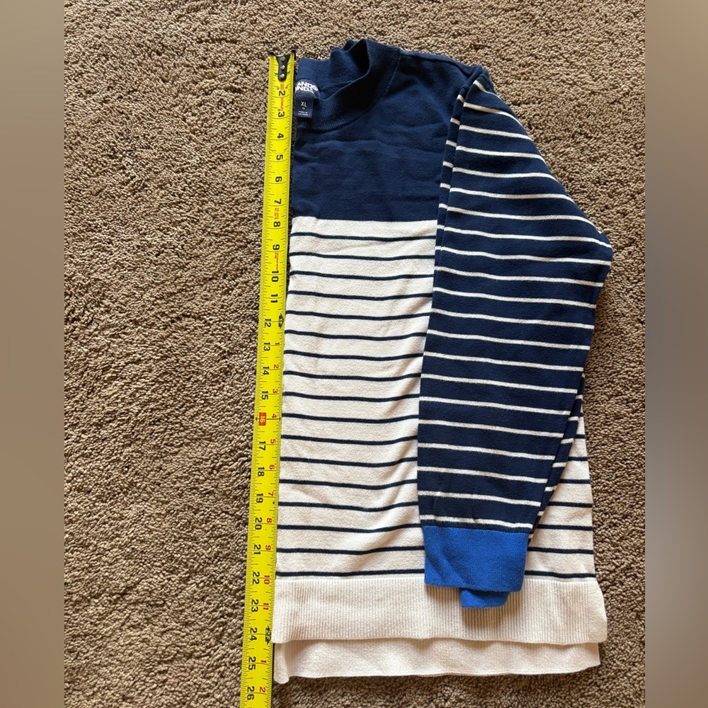Striped Sweatshirt Lands End - Picture 5 of 8